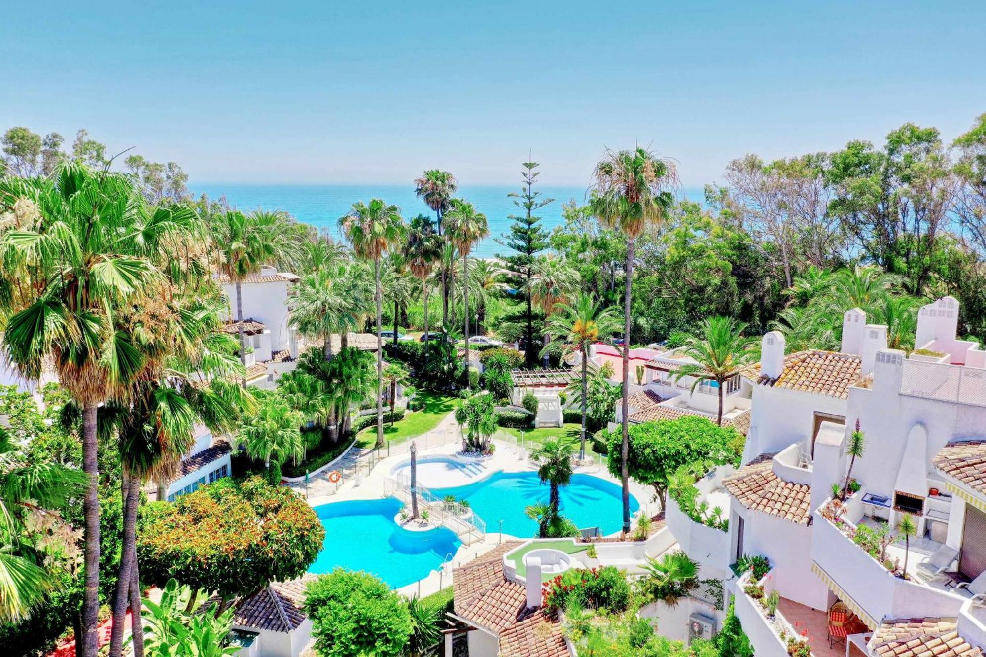 1108 Beachfront 2 Apartments With Roofterrace 80Mtrgt Beach 3 Pools Marbella Exterior foto